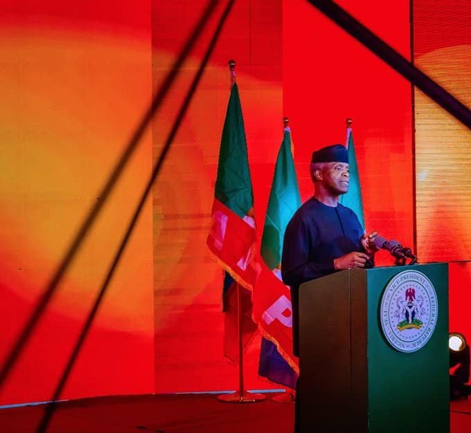 BREAKING: VP Osinbajo Declares For President, Vows To Complete Buhari's Task [Video]