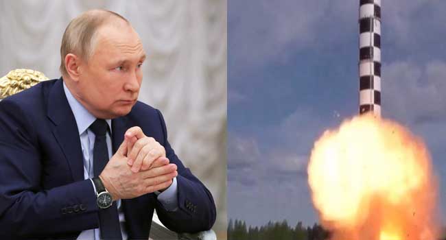 BREAKING: Putin's Russia Tests Sarmat Missile To Make West Think Twice [VIDEO]