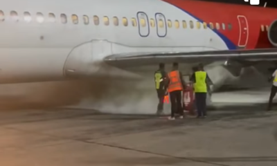 Watch As Dana Air Catches Fire During Take-Off [VIDEO]