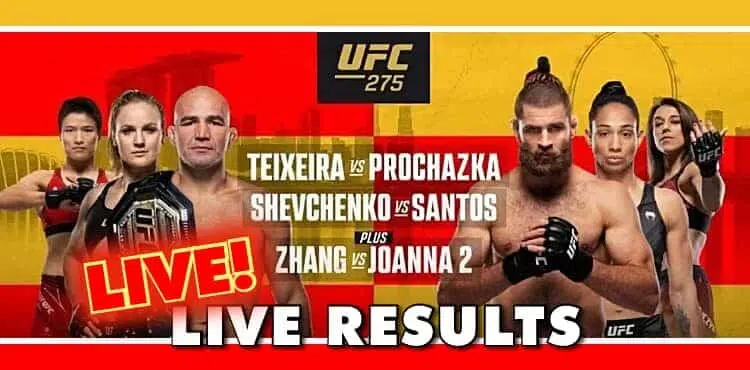 UFC 275 Results: Teixeira vs Prochazka