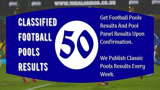 Week 50 outlet pool result