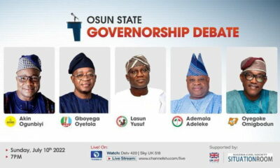 #OsunDebate2022: Watch Full Video Of Osun Governorship Debate 2022 Here