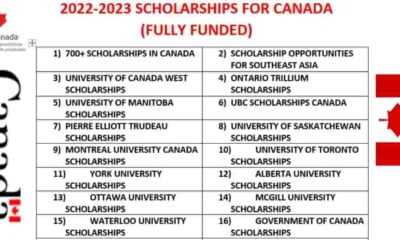 Fully Funded Scholarships In Canada For International Students 2023
