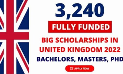 Scholarships In UK 2023 | Fully Funded Scholarships