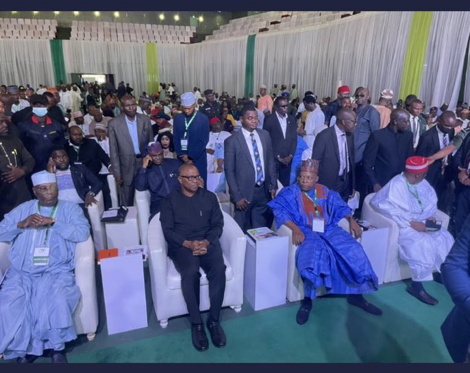 BREAKING: Tinubu Missing As 2023 Presidential Candidates Sign Peace Pact