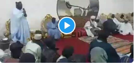 Watch As Aide Wakes Bola Tinubu Up While Sleeping At An Event [Video]