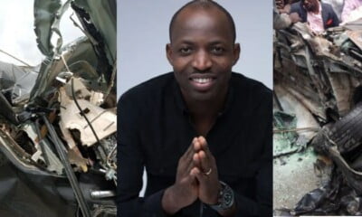 Gospel Singer, Dunsin Oyekan Involved In Ghastly Motor Accident [Photos]