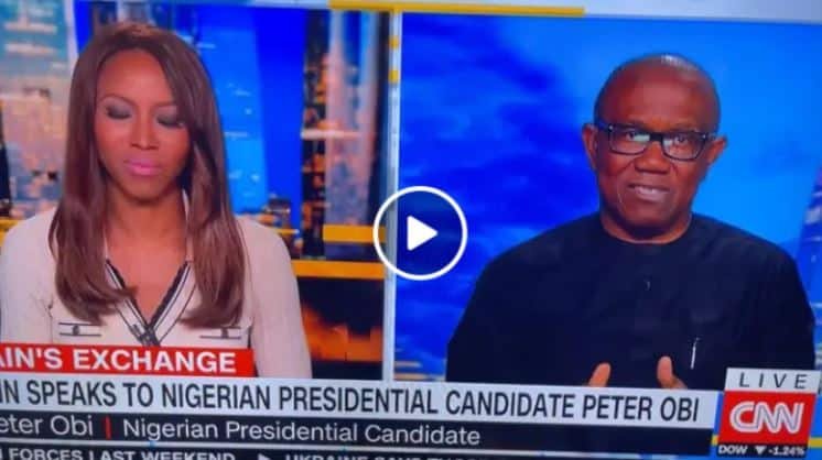 Watch Full Peter Obi CNN Interview Video