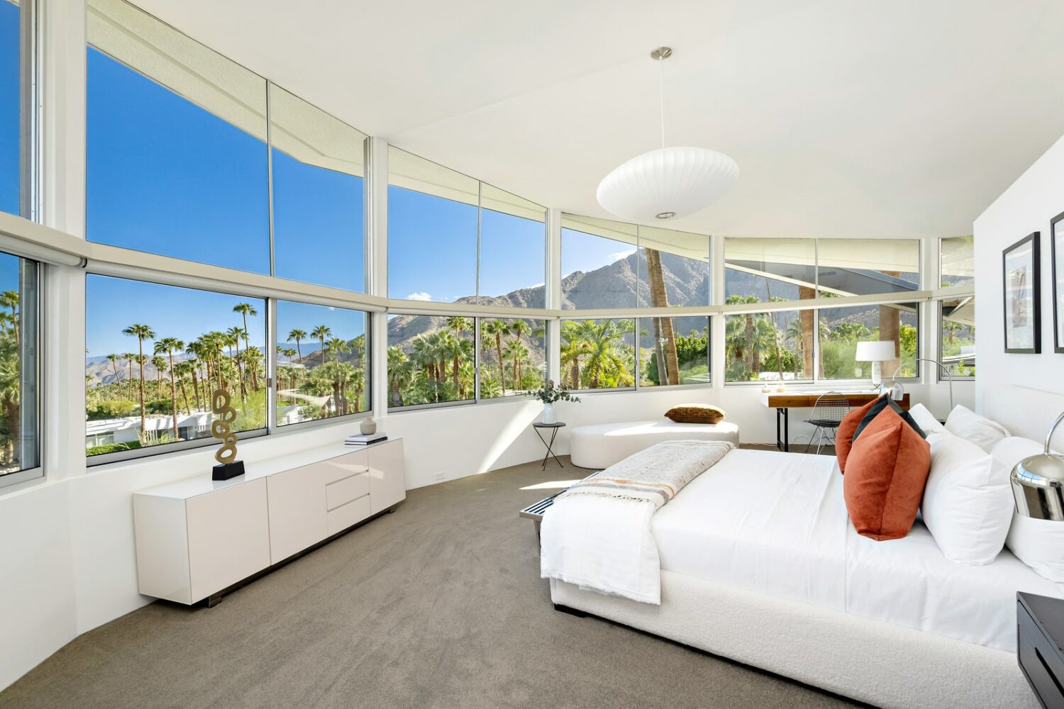 Image may contain Furniture Indoors Housing Building Room Bedroom and Interior Design