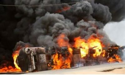 BREAKING: Tanker Explosion Kills 2, Injures 3 In Ogun State