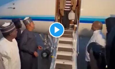 #BREAKING: APC Candidate Tinubu Returns From UK [VIDEO]