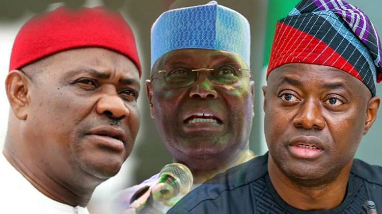 BREAKING: Wike Holds UK Meeting With Aggrieved PDP Governors Over Atiku/Ayu