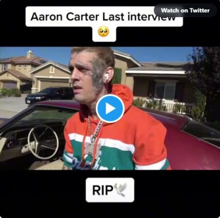 WATCH Aaron Carter Last Interview Before He Was Found Dead In His Bathtub [Video]