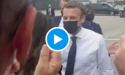 French President Emmanuel Macron Slap Video Goes Viral On Reddit, Twitter [WATCH]