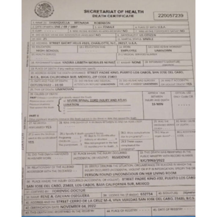 Shanquella Robinson autopsy photos go viral On Reddit, Twitter And YouTube