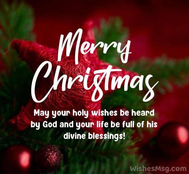 Religious Christmas Message