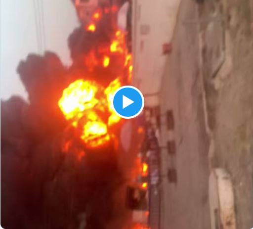 BREAKING: Fire Breaks Out At Apata Ibadan [Video]