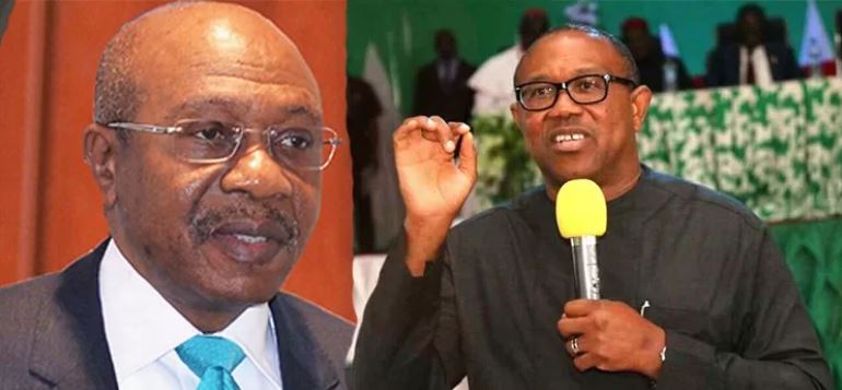 Peter Obi Speaks On Foreign Exchange Rate, Replacing CBN Governor Emefiele