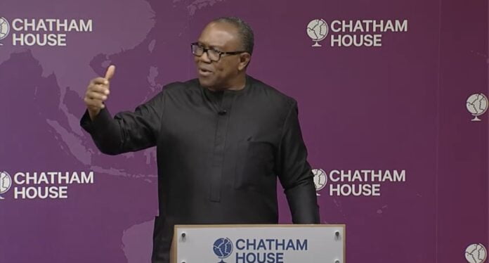Peter Obi Chatham House Speech: Watch Full Peter Obi Chatham House Video