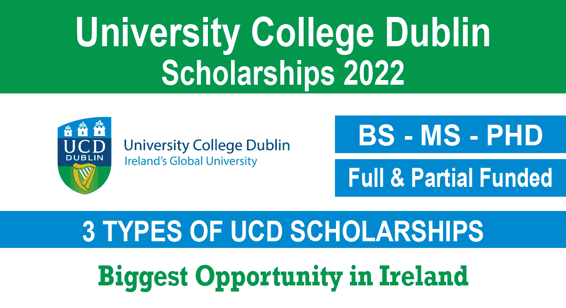 APPLY for UCD Dublin Scholarship Application 2023