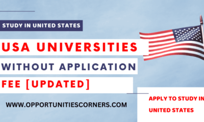 Full List of Universities in USA Without Application Fees