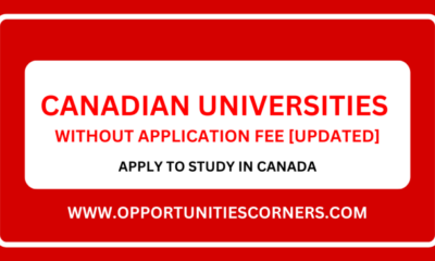 Full List of Canadian Universities Without Application Fees