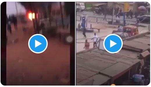 BREAKING: Tension in Ikorodu As Policemen Stab Soldier To Death [Video]