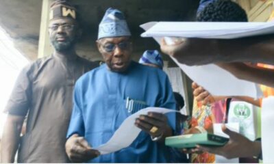 BREAKING: Tinubu Defeats Peter Obi, Atiku in Obasanjo's Polling Unit [See Results]