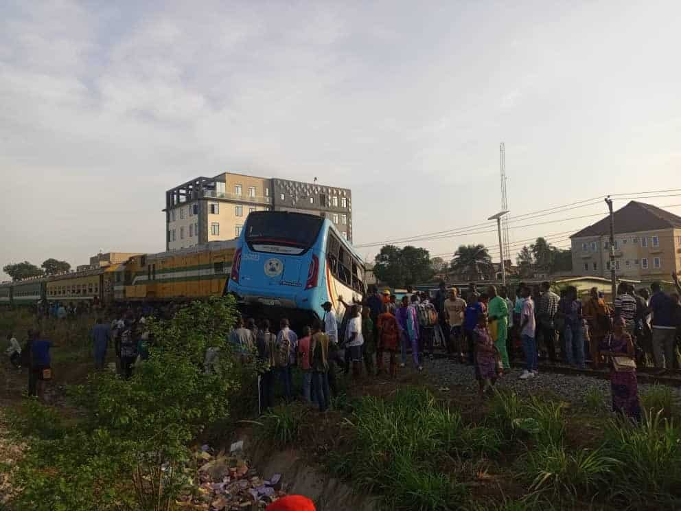 BREAKING: BRT Bus Collides With Train in Lagos, Many Feared Dead [Video]