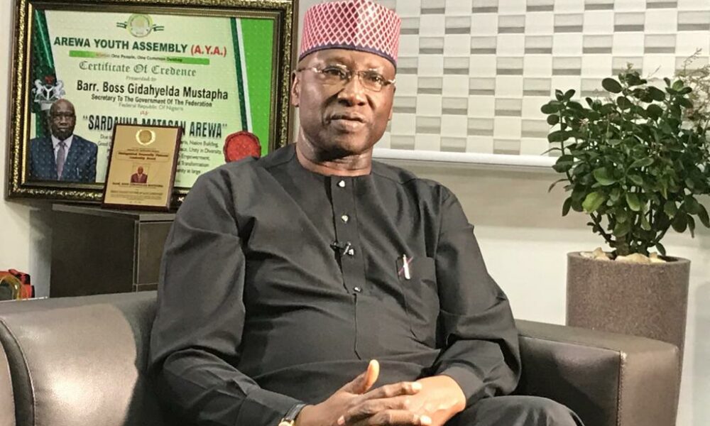 BREAKING: Secretary To Government of The Federation, Boss Mustapha Suspended Indefinitely