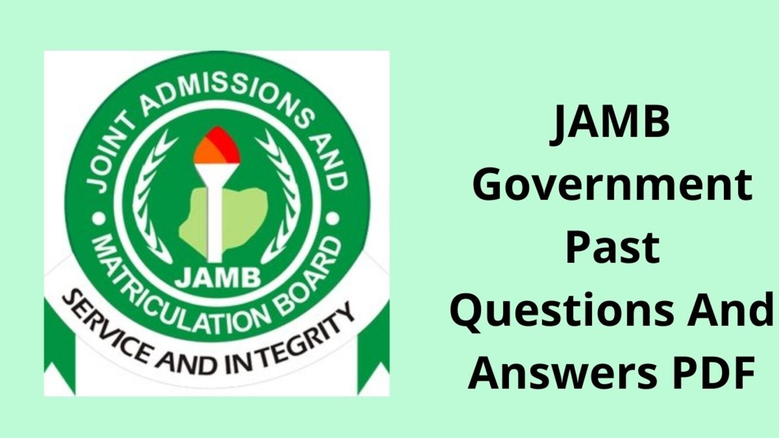 JAMB Past Questions for All Subjects PDF Download With Answers [Get All Here]