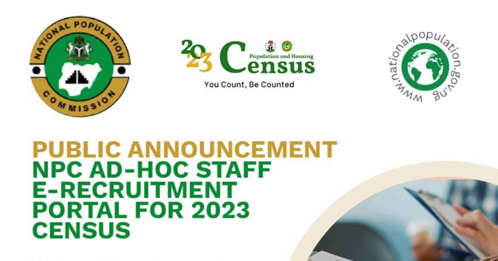 NPC Recruitment Portal Login: How To Get NPC Approval for 2023 Census