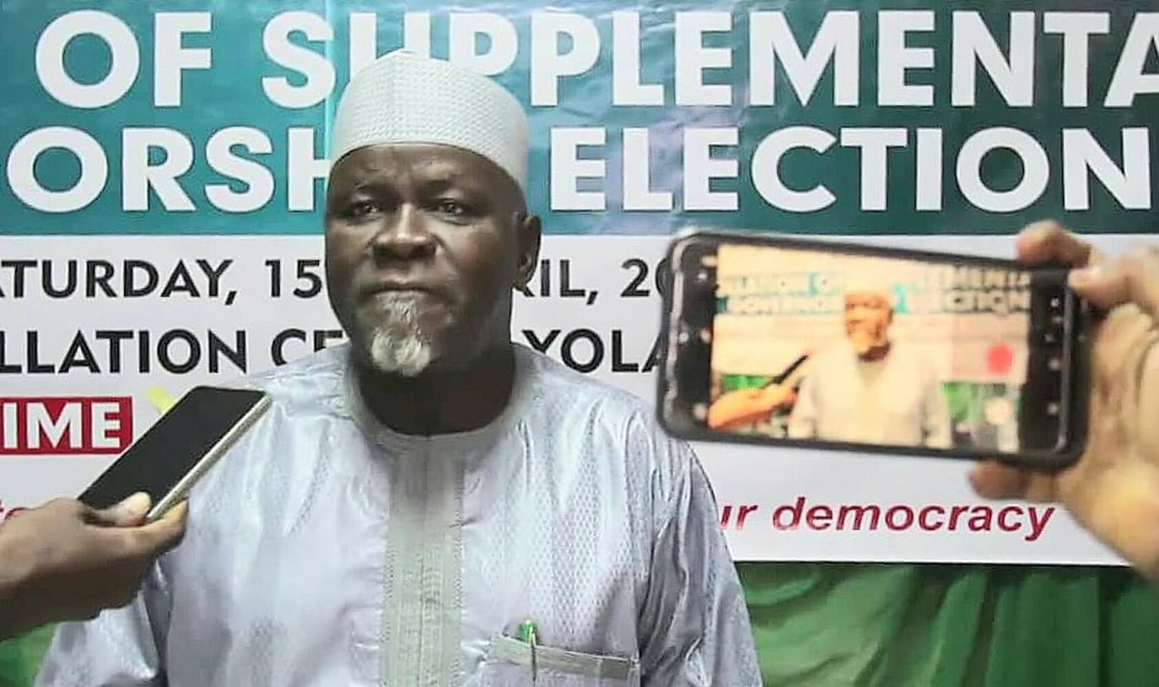 BREAKING: Finally, Police Arrest Adamawa INEC REC Hudu Yunusa-Ari