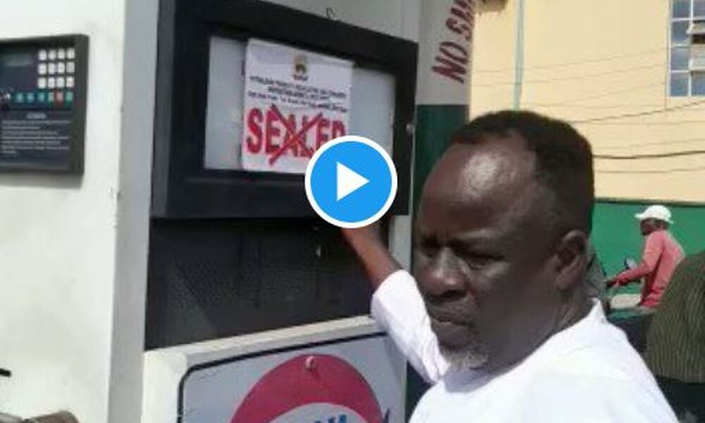 BREAKING: Filling Station Sealed For Selling Fuel At ₦600 Per Litre After Tinubu's Announcement [Video]