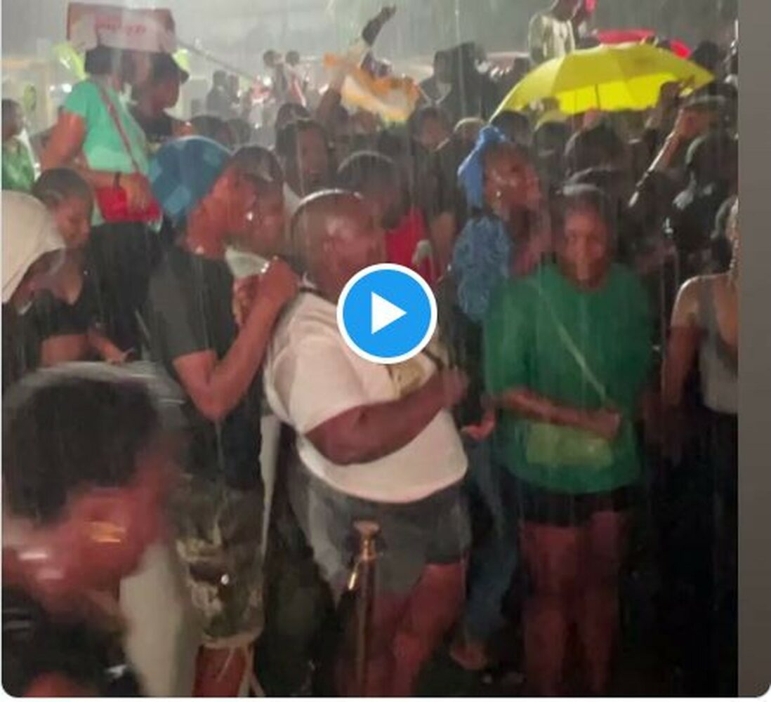 Guinness World Record: Nigerians Defy Midnight Rain To Support Hilda Baci [See Video]