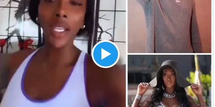 Watch Davido’s American Girlfriend, Anita Brown Live Pregnancy Test On IG [Video]