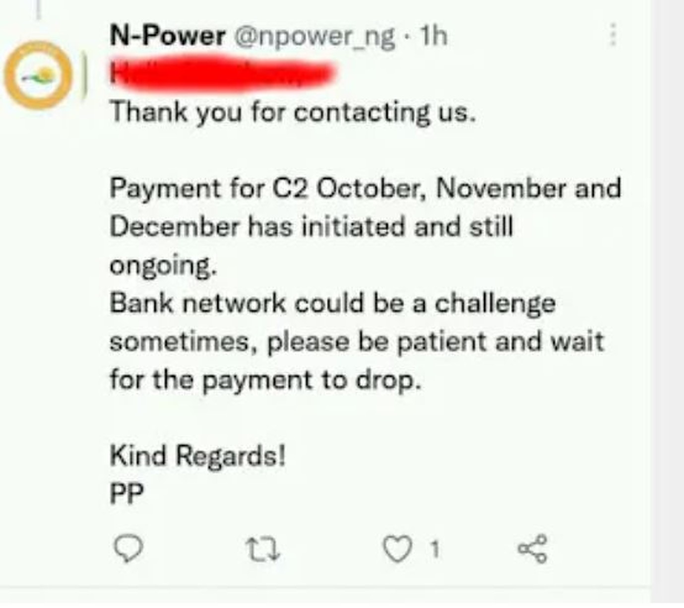 Nasims News Today on Npower Stipend Payment 2 July 2023