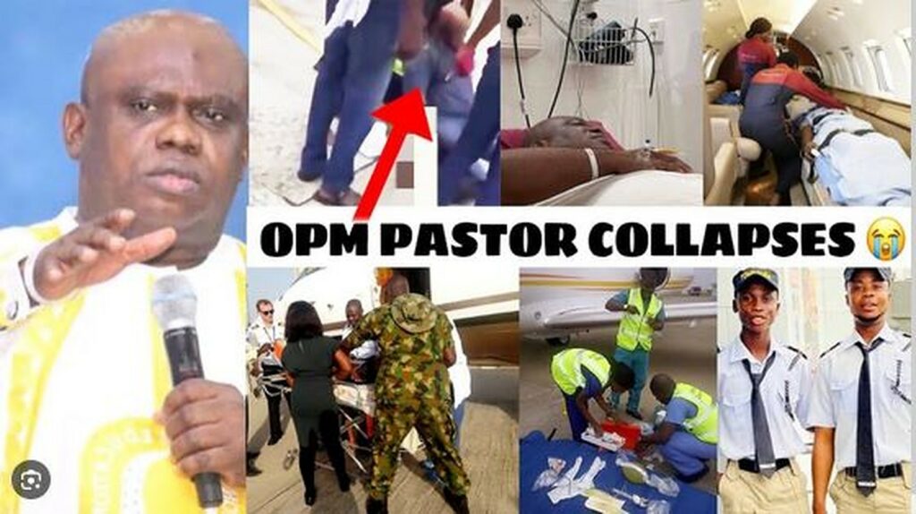 Watch Moment OPM Founder Apostle Chibuzor Chinyere Collapsed At The Airport [Video]