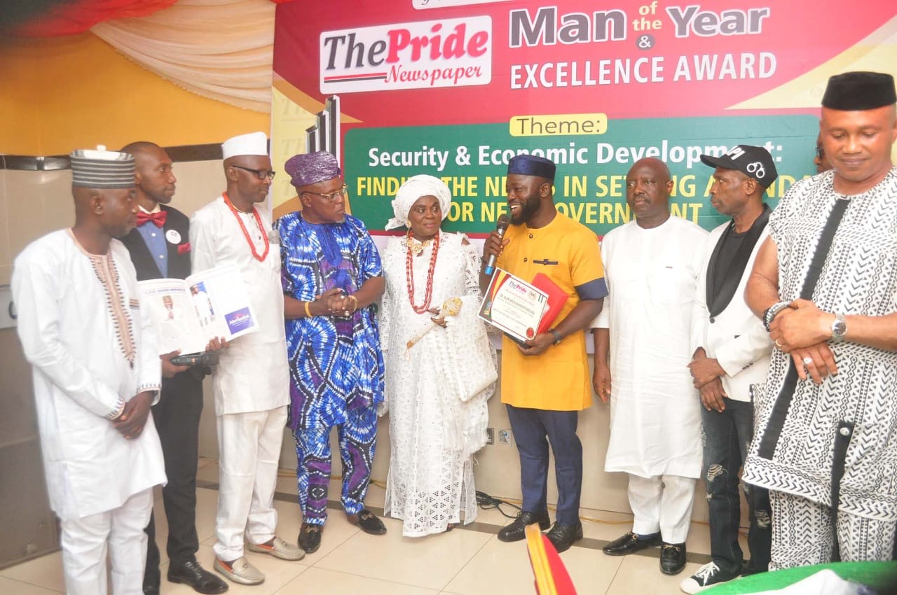 Akmodel MD, Daniel Kolawole Olukoya, Idris Olubola Musa, AIG Mohammed Ari Ali, Others Receive Awards At The Pride Newspaper Event