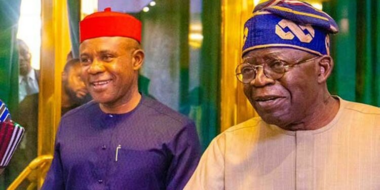 JUST IN: President Tinubu in Closed Door Meeting With Enugu Governor in Aso Rock