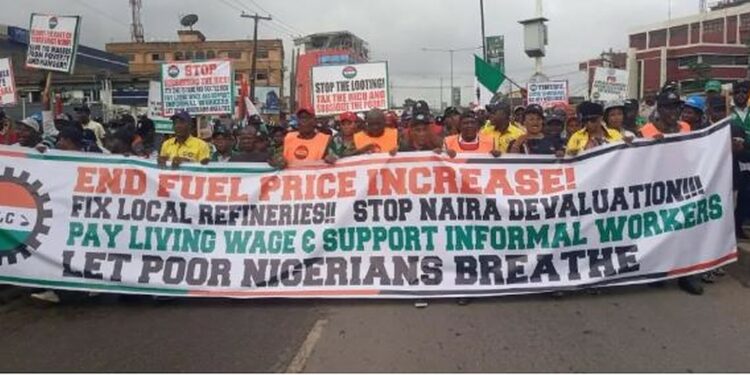 BREAKING: NLC Fuel Subsidy Removal Protest Commences in Lagos, Kano, Abuja [Video]