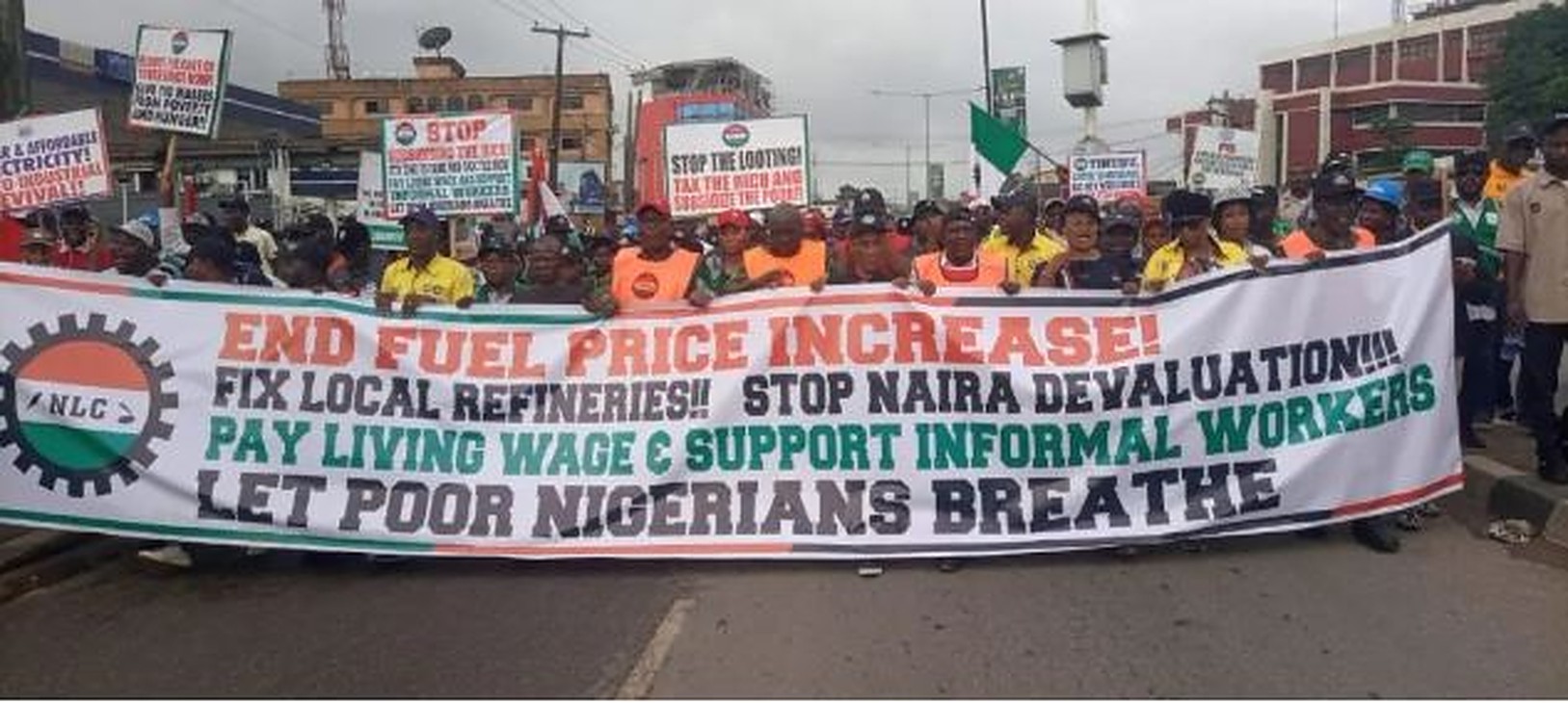 BREAKING: NLC Fuel Subsidy Removal Protest Commences in Lagos, Kano, Abuja [Video]