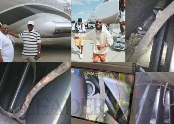 BREAKING: Governor Adeleke Private Jet Catches Fire During Take-Off
