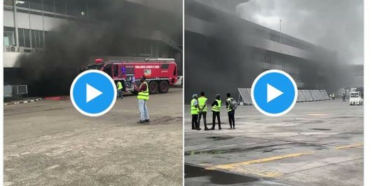 BREAKING: Lagos International Airport On Fire [Video]