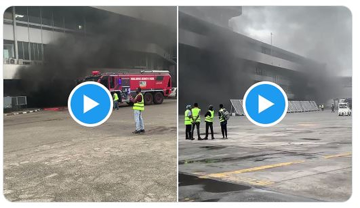 BREAKING: Lagos International Airport On Fire [Video]