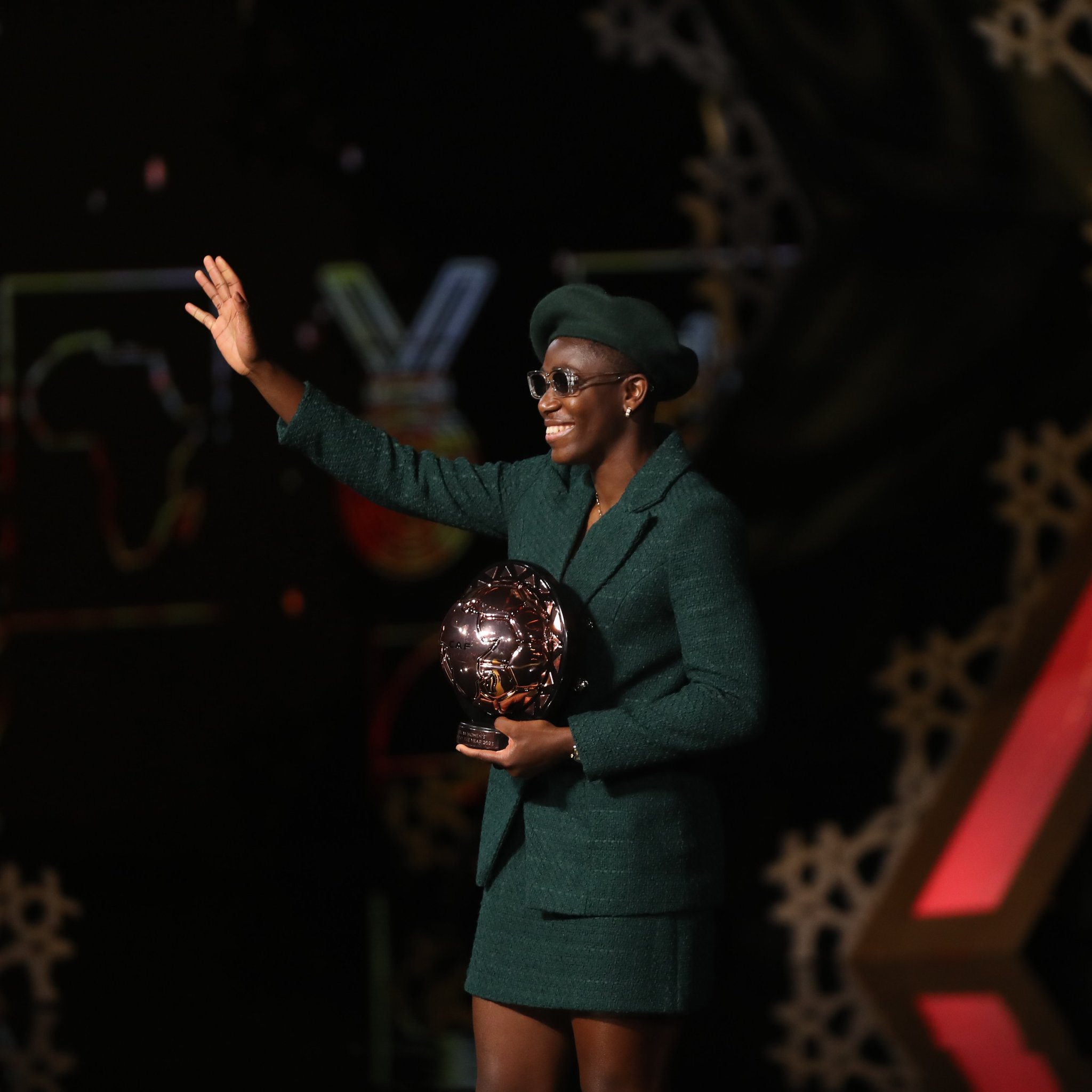 Nigeria’s Asisat Oshoala Crowned 2023 CAF Female Footballer of The Year