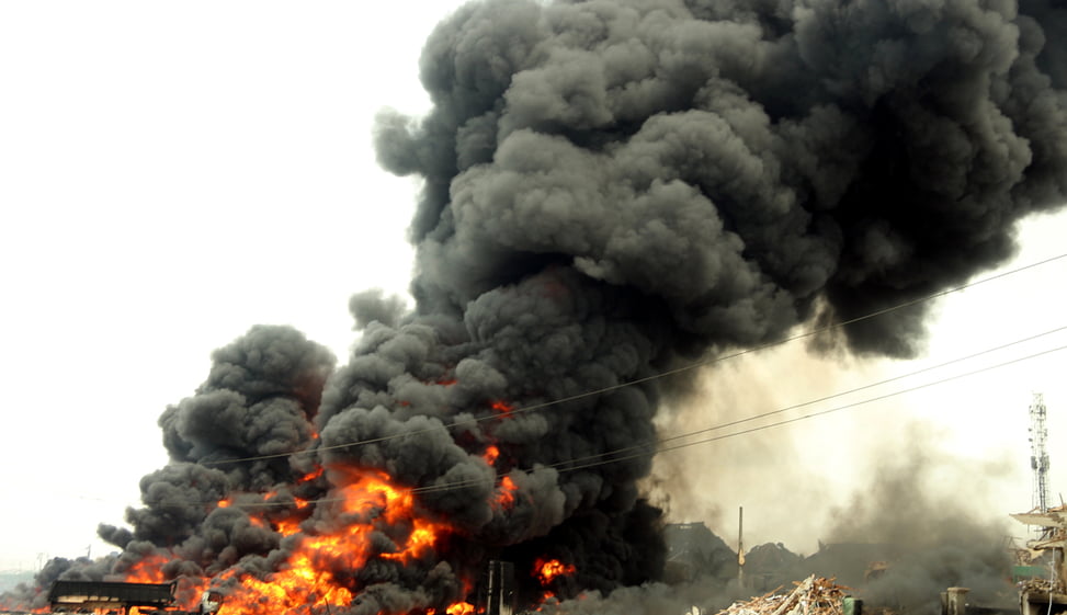 Watch: Full Ibadan Explosion Video As Gas Explosion Leaves Many Dead