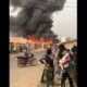BREAKING: Tension As Fire Breaks Out In Ibadan Community Days After Explosion [Video]