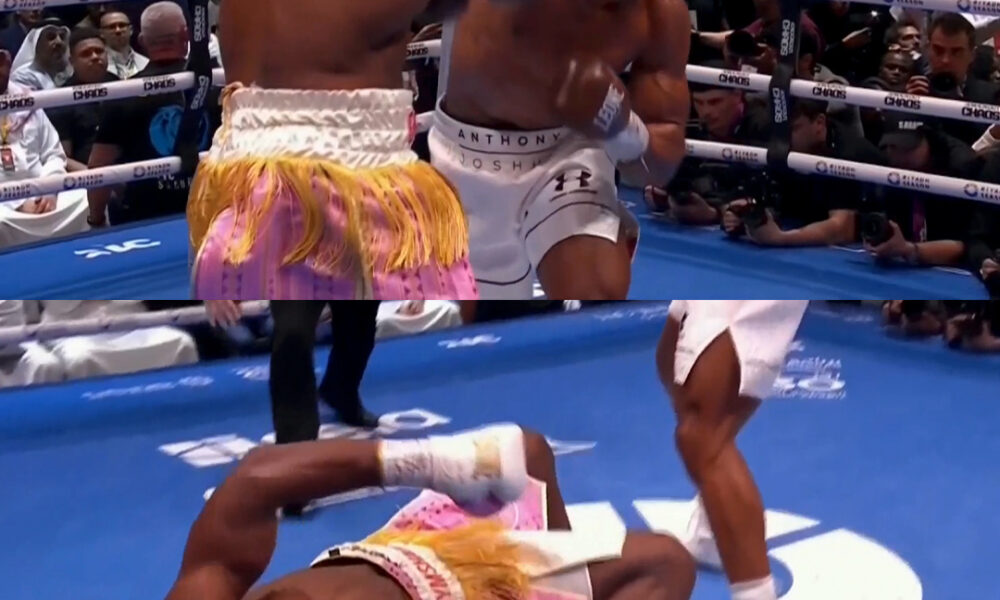 BREAKING: Anthony Joshua Knocks Out Francis Ngannou in Second Round [VIDEO]