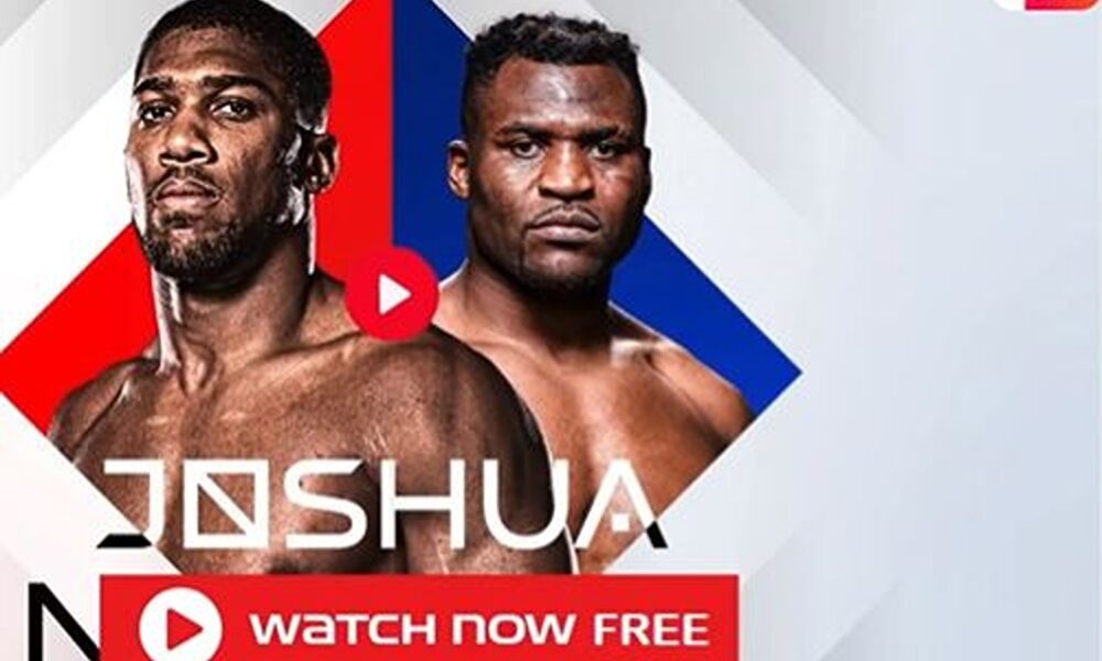 #JoshuaNgannou: Live Stream Anthony Joshua vs Francis Ngannou Fight Here